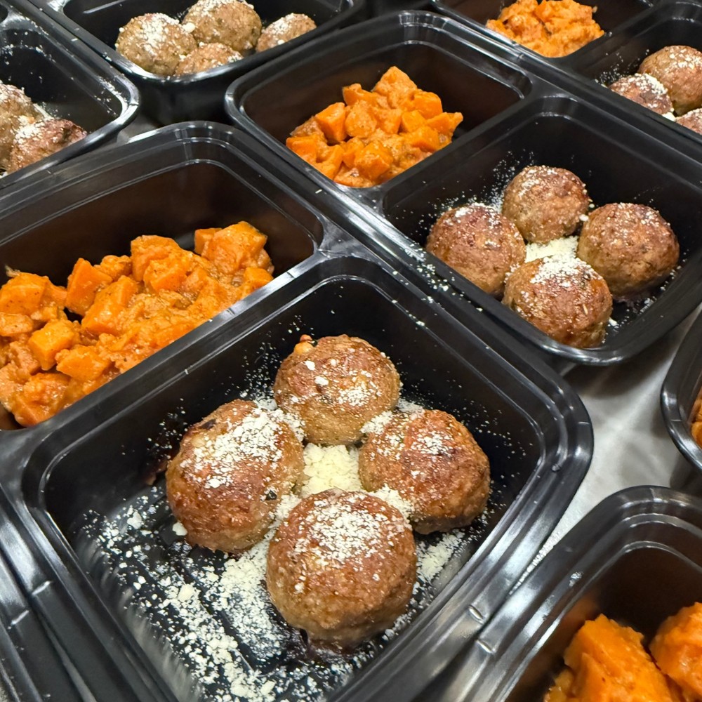 Turkey Meatballs meal prep container