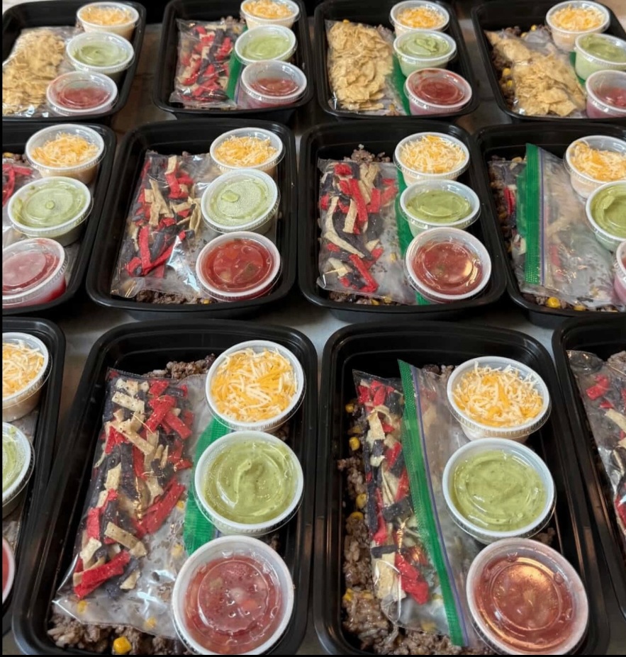 Taco Bowl meal prep container